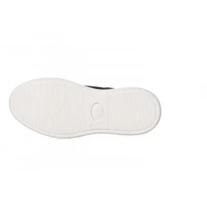 Osmose Shoes Baskets-Basket Lois : Daim Taupe à Semelle Large Blanche