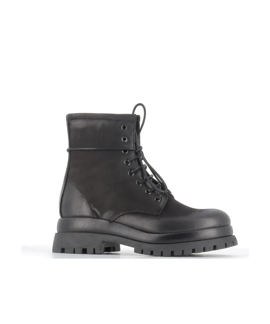 Osmose Shoes Bikers | Boots - Bottines-BIKER DRAMA CUIR NOIR