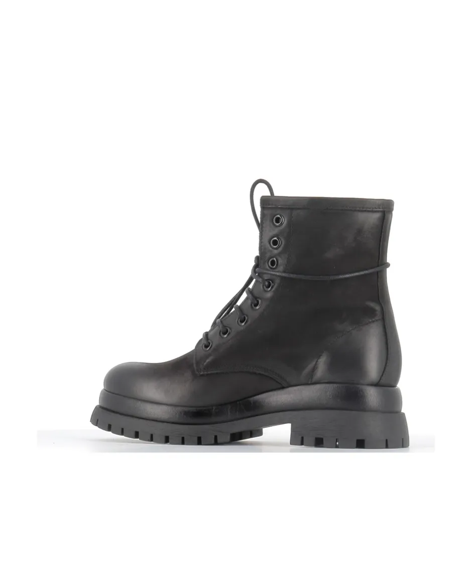 Osmose Shoes Bikers | Boots - Bottines-BIKER DRAMA CUIR NOIR