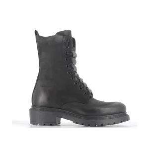 Osmose Shoes Bikers | Boots - Bottines-BIKER PATRAS CUIR NOIR