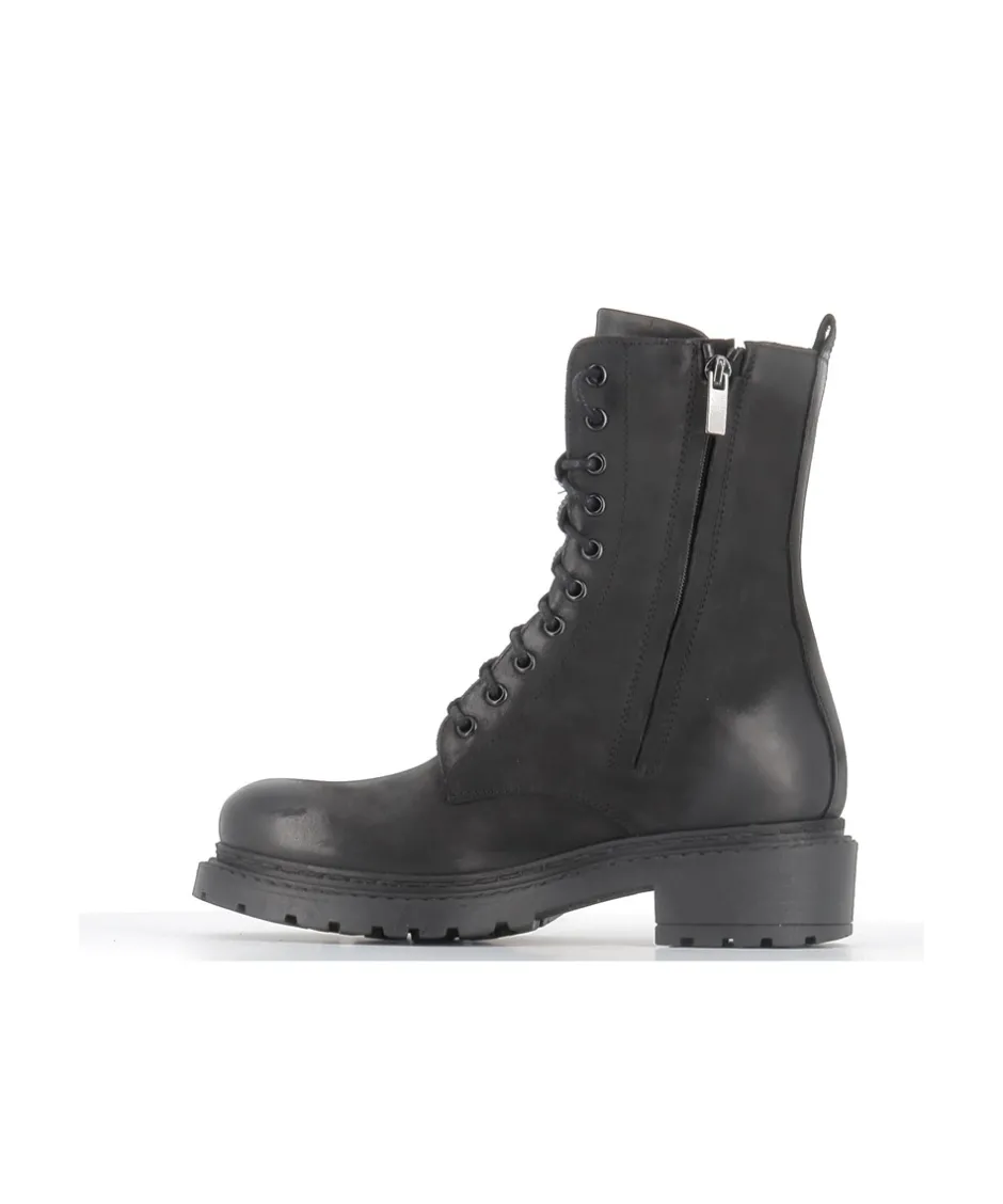 Osmose Shoes Bikers | Boots - Bottines-BIKER PATRAS CUIR NOIR