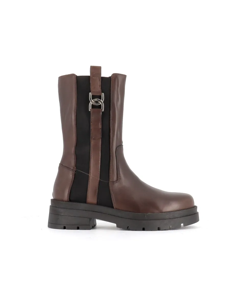 Osmose Shoes Boots - Bottines-BOOTS DONA22 CUIR MARRON