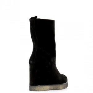Osmose Shoes Boots - Bottines-BOOTS FELLA COMPENSEES DAIM NOIR