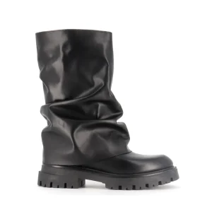 Osmose Shoes Boots - Bottines-BOTTE BILBAO CUIR NOIR