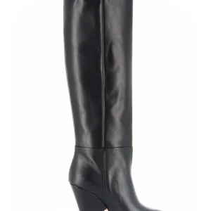 Osmose Shoes Bottes-BOTTE CARLA CUIR NOIR