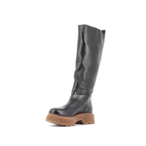 Osmose Shoes Bottes-Botte Kenny Cuir Noir semelle gomme