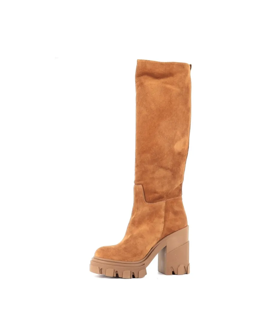 Osmose Shoes Bottes-BOTTE MALEK DAIM CAMEL
