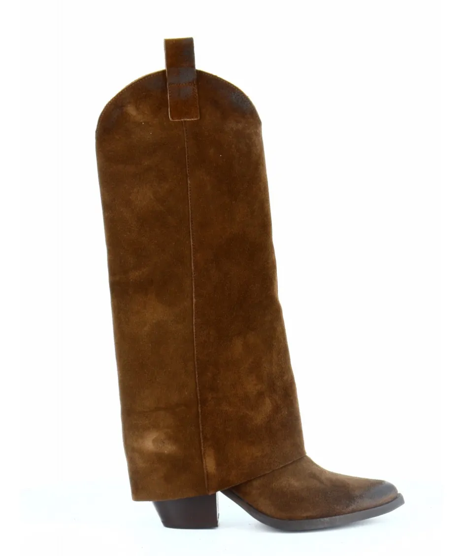 Osmose Shoes Bottes-BOTTE NATA DAIM MARRON