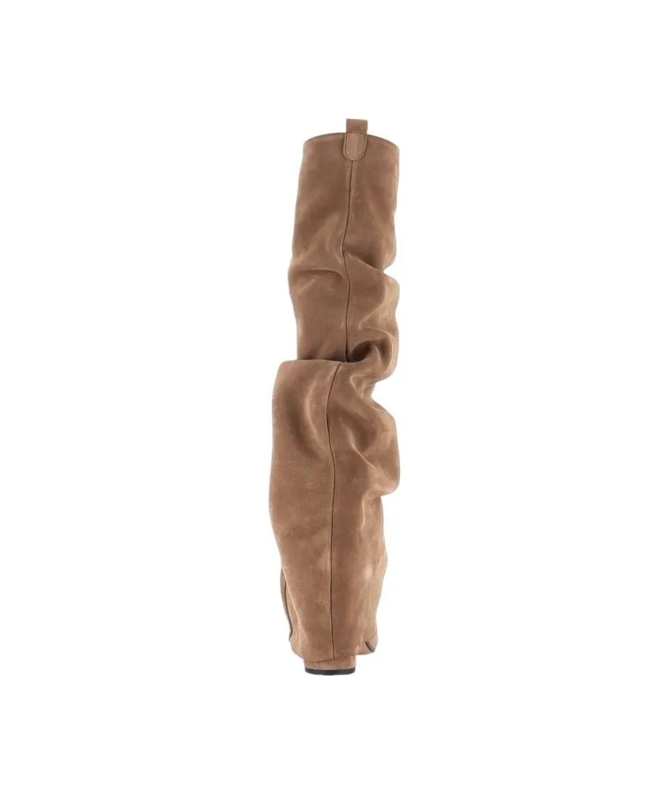 Osmose Shoes Bottes-BOTTE PARIS DAIM TAUPE