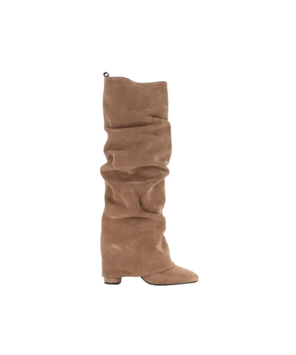 Osmose Shoes Bottes-BOTTE PARIS DAIM TAUPE
