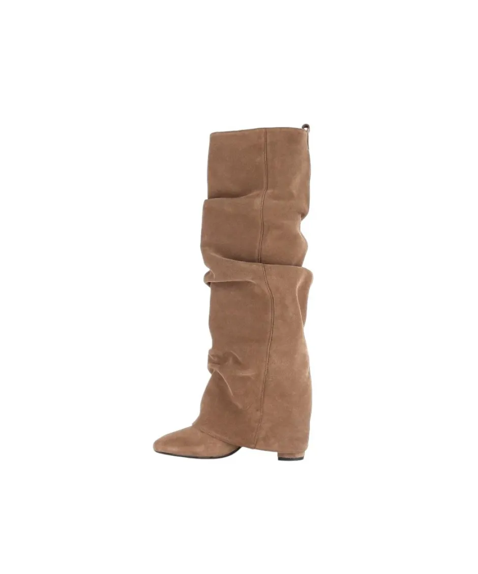 Osmose Shoes Bottes-BOTTE PARIS DAIM TAUPE