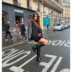 Osmose Shoes Bottes-BOTTE REBECKA CUIR NOIR