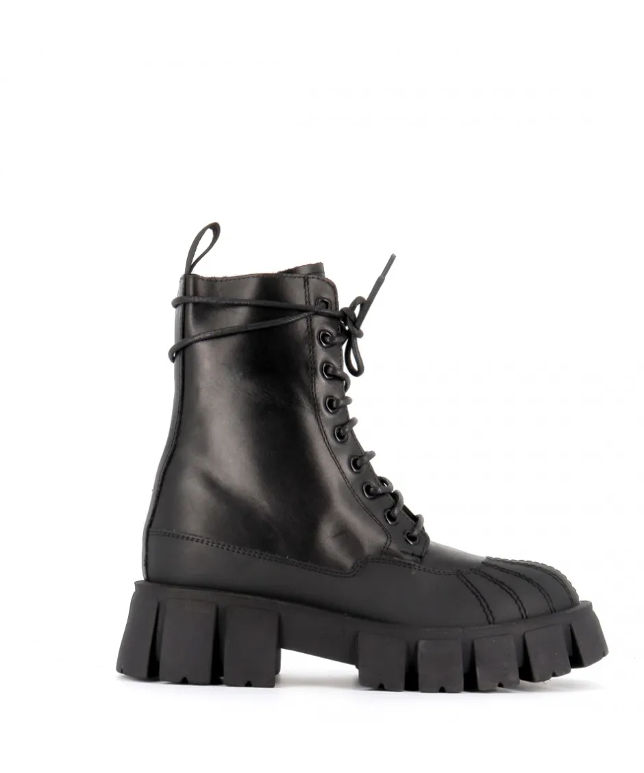 Osmose Shoes Boots - Bottines-BOTTINE ATIKA CUIR NOIR