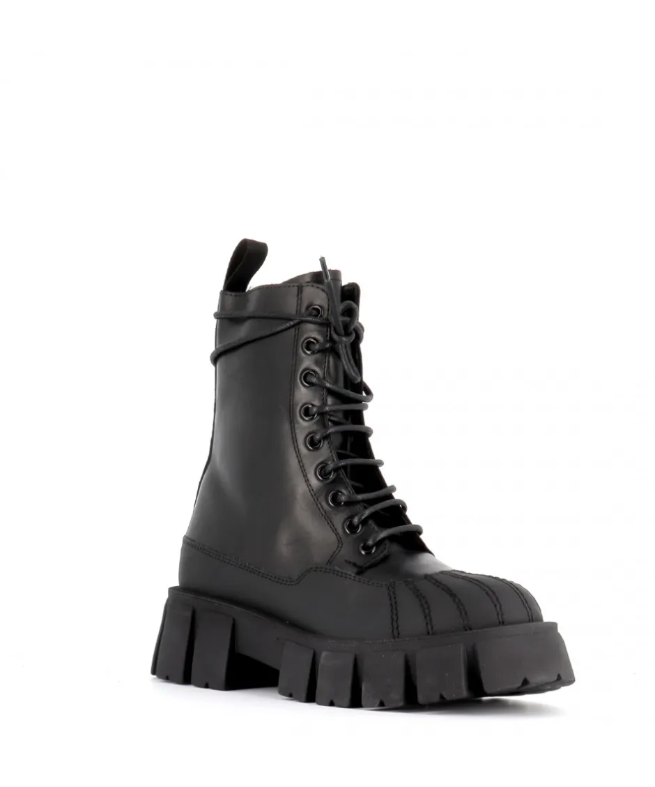 Osmose Shoes Boots - Bottines-BOTTINE ATIKA CUIR NOIR