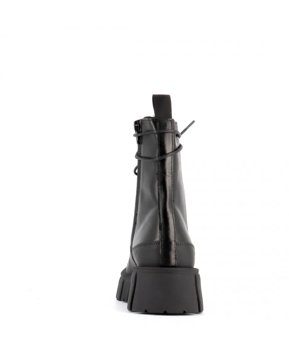 Osmose Shoes Boots - Bottines-BOTTINE ATIKA CUIR NOIR