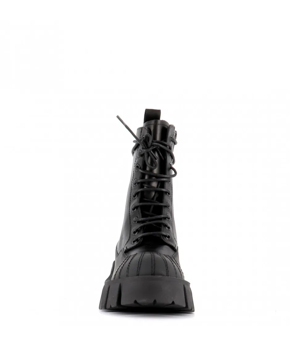 Osmose Shoes Boots - Bottines-BOTTINE ATIKA CUIR NOIR