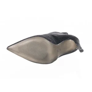 Osmose Shoes Boots - Bottines-Bottine Célia : Glitter nero Stretch à Talon Fin