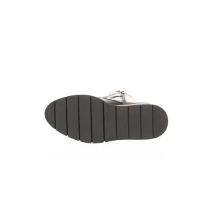 Osmose Shoes Bikers | Boots - Bottines-Bottine Cuir Noir à Lacets & Bride à Talon Compensé