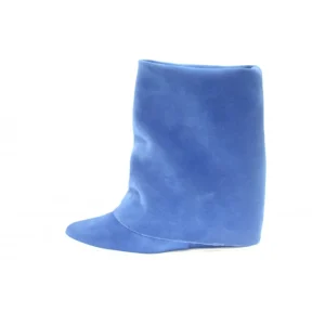 Osmose Shoes Compensées | Baskets-Bottine Jamy : Daim Bleu Talon Compensé