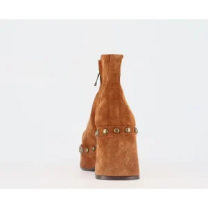 Osmose Shoes Boots - Bottines-BOTTINE MALTE DAIM CAMEL