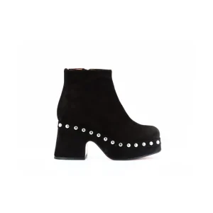 Osmose Shoes Boots - Bottines-BOTTINE MALTE DAIM NOIR