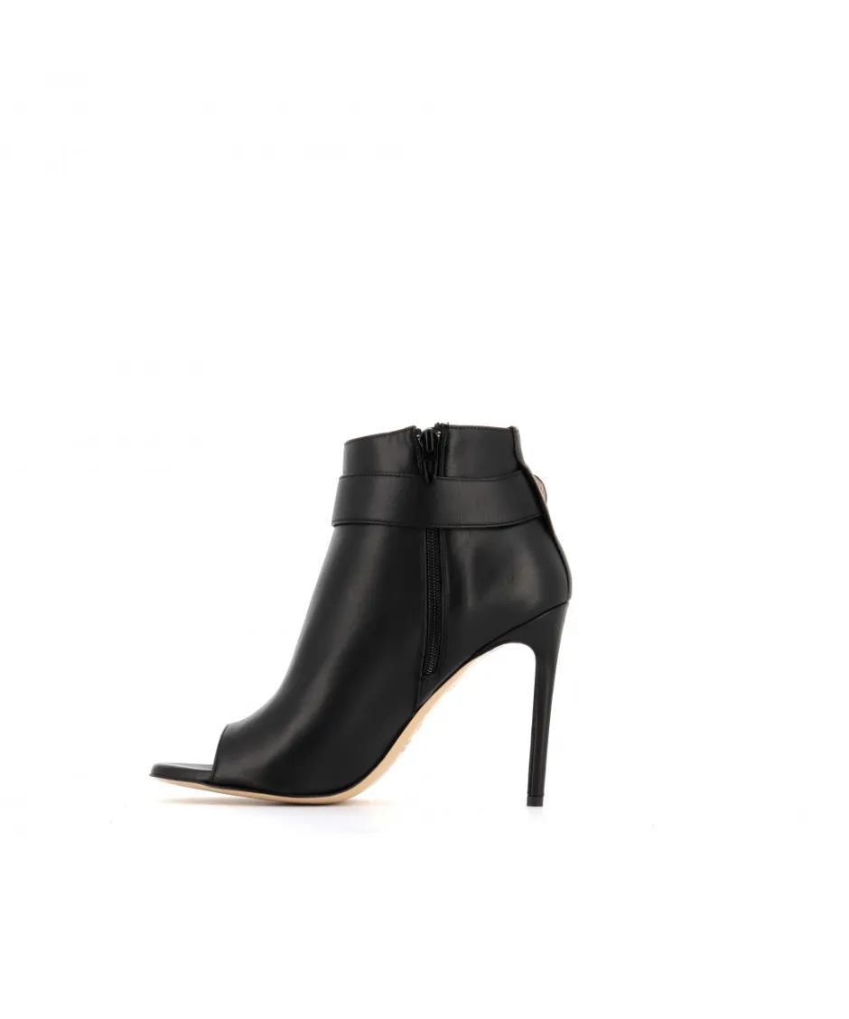 Osmose Shoes Boots - Bottines-BOTTINE NADIA CUIR NOIR