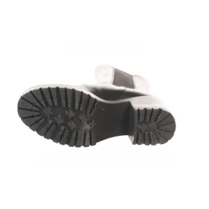 Osmose Shoes Boots - Bottines-Bottine Rangers : Cuir Noir Elastique & Talon Carré