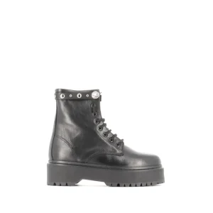 Osmose Shoes Boots - Bottines-BOTTINE SASA8 CUIR NOIR