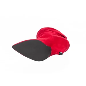 Osmose Shoes Boots - Bottines-Bottine Saya : Daim Rouge à Talon Biseauté