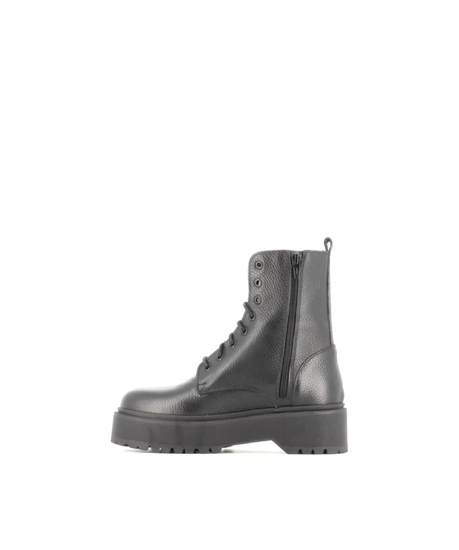 Osmose Shoes Bikers | Boots - Bottines-BOTTINE SOFI9 CUIR NOIR