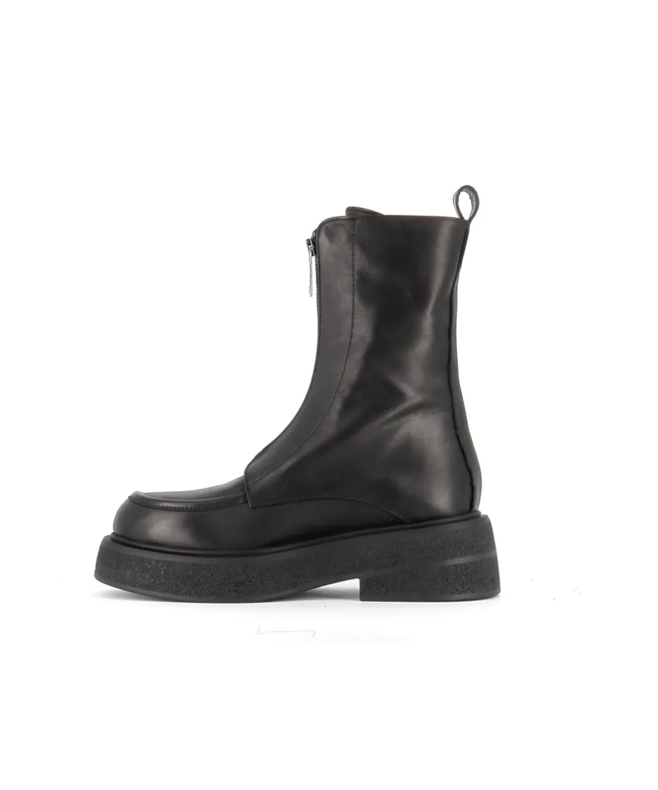 Osmose Shoes Bikers | Boots - Bottines-Bottines Zora cuir noir