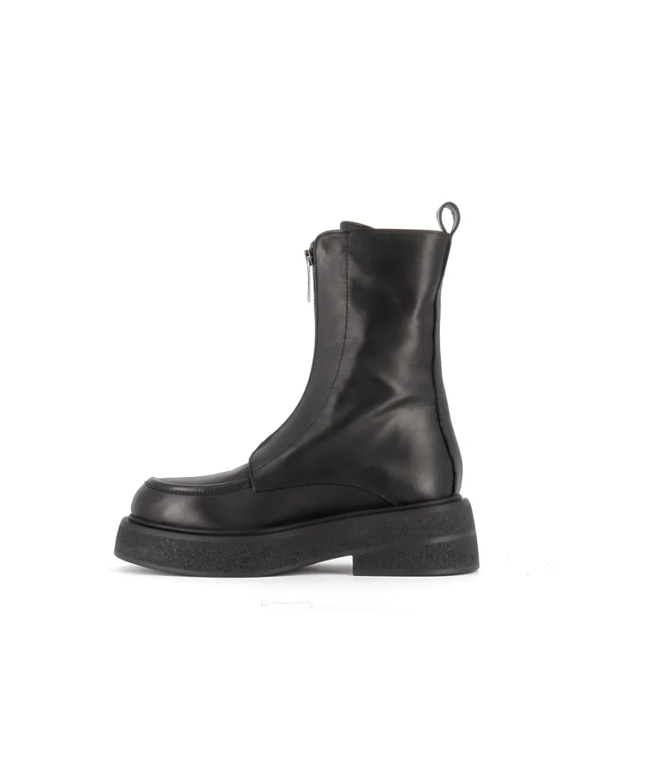Osmose Shoes Bikers | Boots - Bottines-Bottines Zora cuir noir
