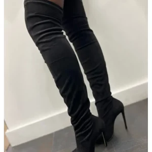 Osmose Shoes Bottes-cuissarde Katy microfibre noir