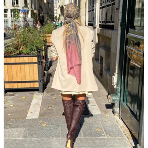 Osmose Shoes Bottes-CUISSARDE LYDIA CUIR COCO MARRON