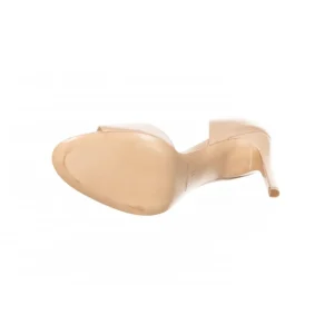 Osmose Shoes Escarpins | Sandales & Nu-Pieds-Escarpin Diane: Cuir Nude à Talon Aiguille