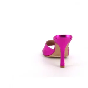 Osmose Shoes Sandales & Nu-Pieds-INAS MULE CUIR LAMINE FUCHSIA