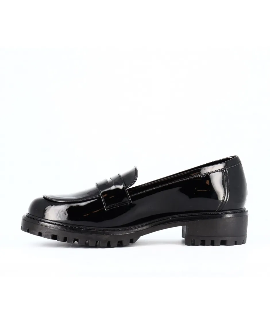 Osmose Shoes Mocassins-MOCASSIN VERNIS NOIR
