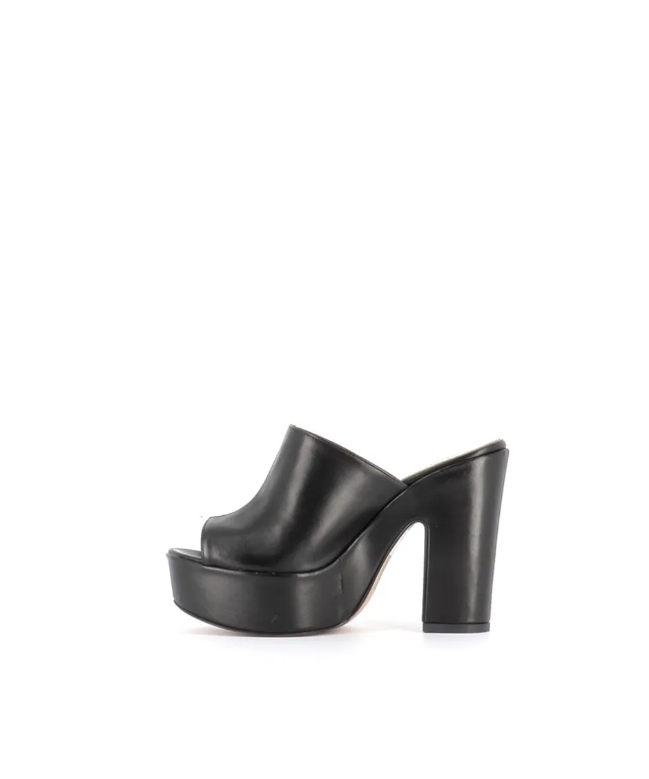 Osmose Shoes Sabots-SABOT WITA CUIR NOIR
