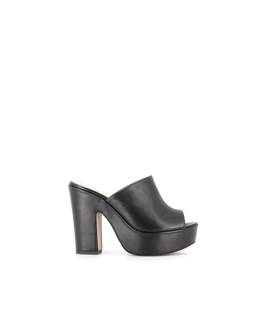 Osmose Shoes Sabots-SABOT WITA CUIR NOIR