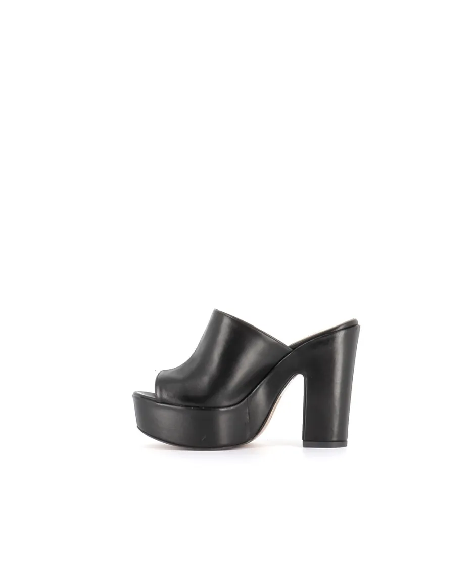 Osmose Shoes Sabots-SABOT WITA CUIR NOIR