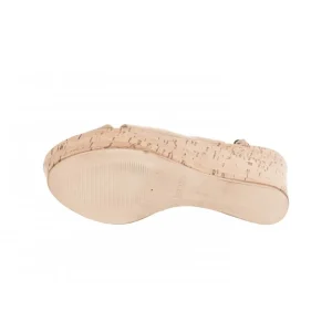 Osmose Shoes Compensées | Sandales & Nu-Pieds-SANDALE COMPENSEE DAIM BEIGE