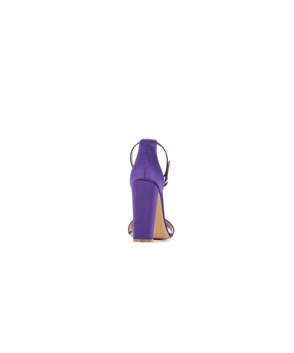 Osmose Shoes Sandales & Nu-Pieds-SANDALE DORA SATIN VIOLET