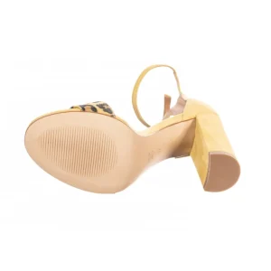 Osmose Shoes Sandales & Nu-Pieds-Sandale Ka : Daim léopard Giallo