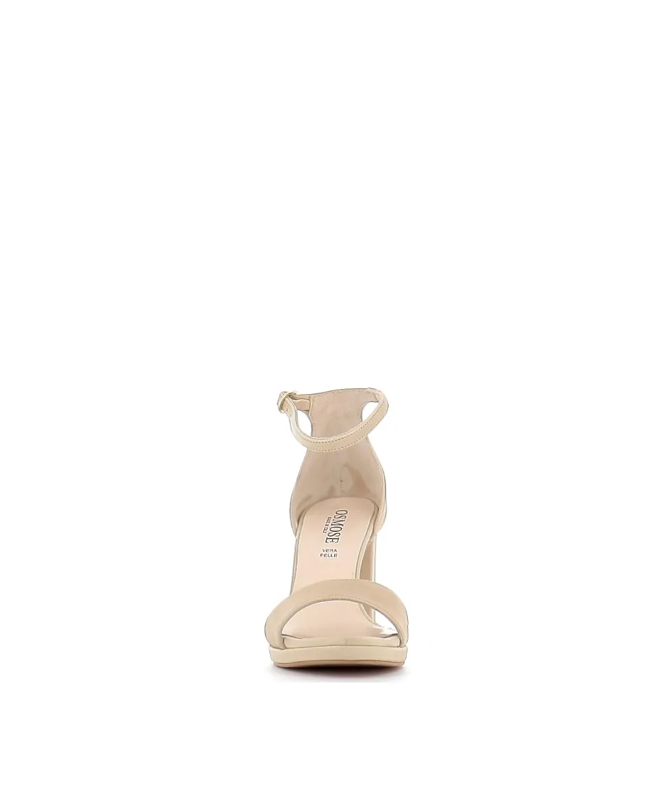 Osmose Shoes Sandales & Nu-Pieds-SANDALE MELA CUIR BEIGE