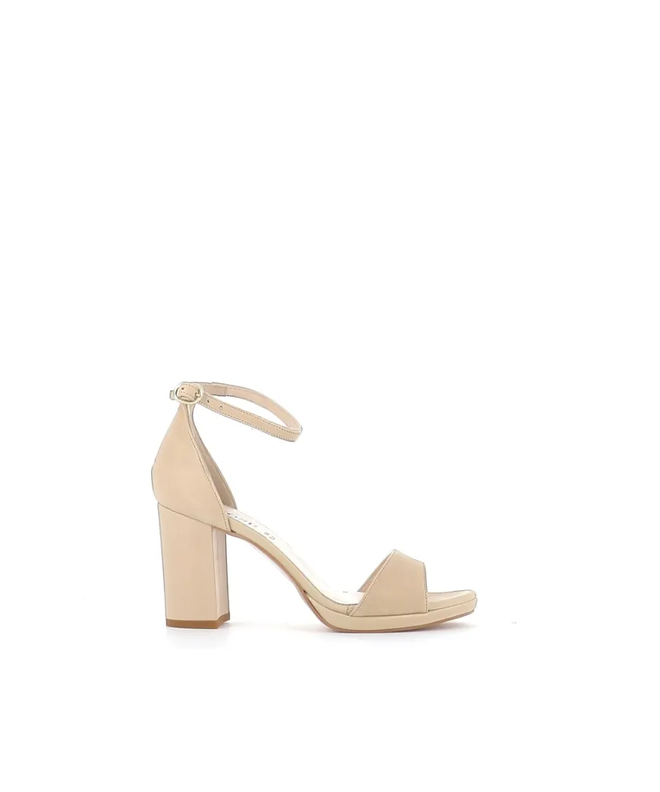 Osmose Shoes Sandales & Nu-Pieds-SANDALE MELA CUIR BEIGE